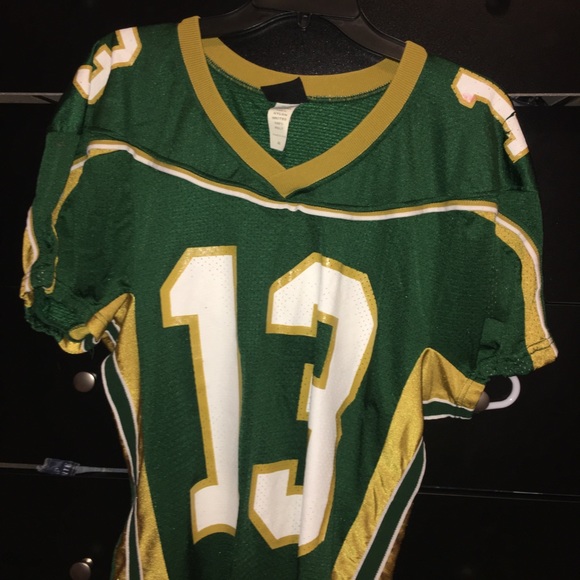 Vintage Wilson’s Green & Gold Football Jersey - Picture 2 of 4